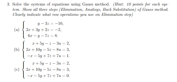 C program to solve gauss elimination method